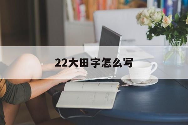 22大田字怎么写