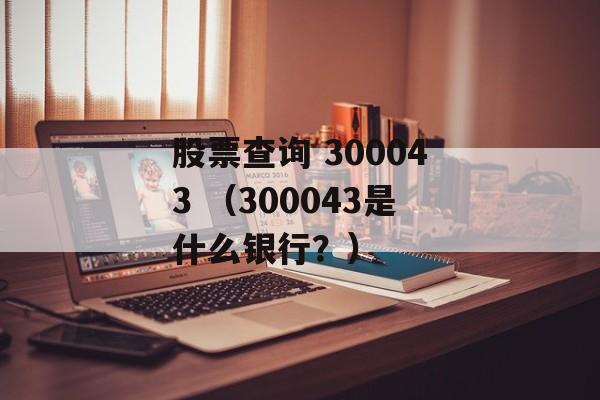 股票查询 300043 （300043是什么银行？）