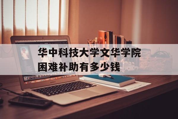 华中科技大学文华学院困难补助有多少钱