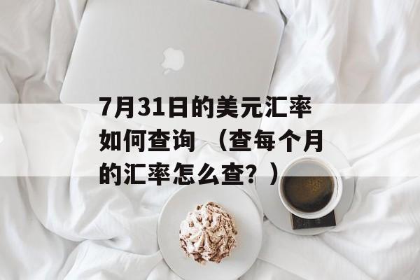 7月31日的美元汇率如何查询 （查每个月的汇率怎么查？）