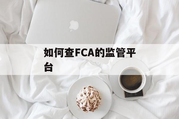 如何查FCA的监管平台