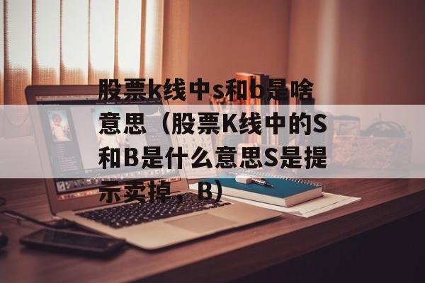 股票k线中s和b是啥意思（股票K线中的S和B是什么意思S是提示卖掉，B）