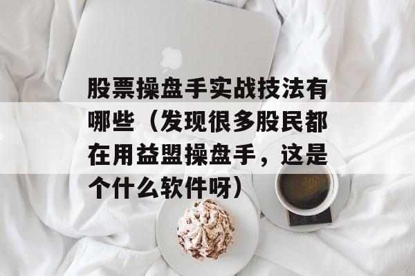 股票操盘手实战技法有哪些（发现很多股民都在用益盟操盘手，这是个什么软件呀）