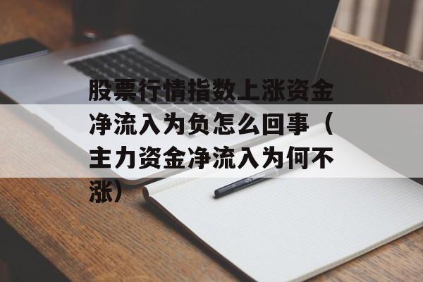 股票行情指数上涨资金净流入为负怎么回事（主力资金净流入为何不涨）