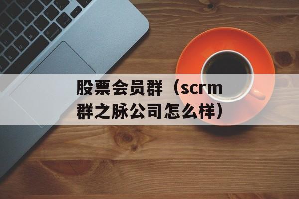 股票会员群（scrm群之脉公司怎么样）