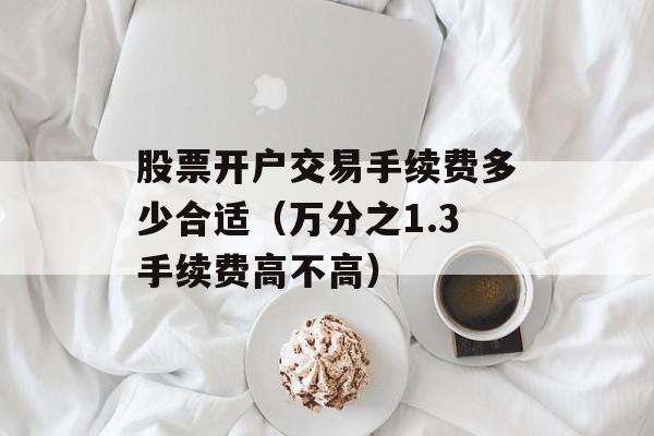 股票开户交易手续费多少合适（万分之1.3手续费高不高）