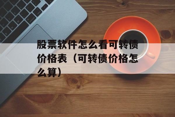 股票软件怎么看可转债价格表（可转债价格怎么算）