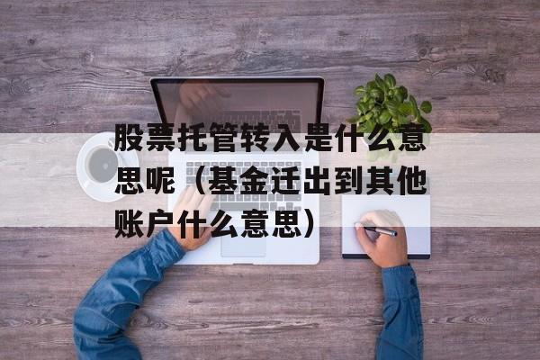 股票托管转入是什么意思呢（基金迁出到其他账户什么意思）