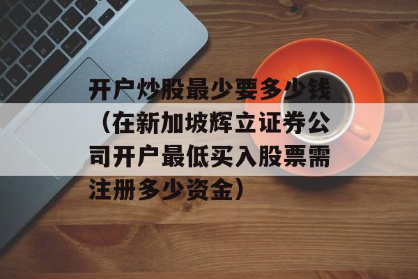 开户炒股最少要多少钱（在新加坡辉立证券公司开户最低买入股票需注册多少资金）