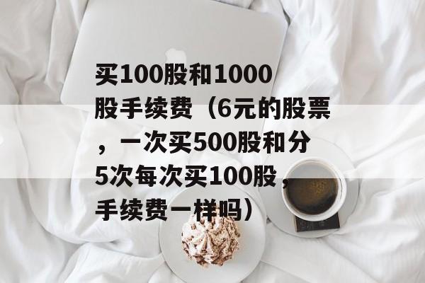 买100股和1000股手续费（6元的股票，一次买500股和分5次每次买100股，手续费一样吗）