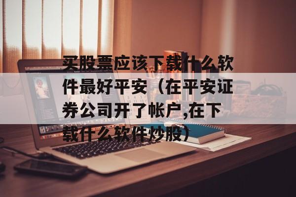 买股票应该下载什么软件最好平安（在平安证券公司开了帐户,在下载什么软件炒股）