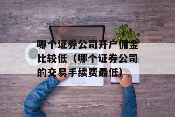 哪个证券公司开户佣金比较低（哪个证券公司的交易手续费最低）