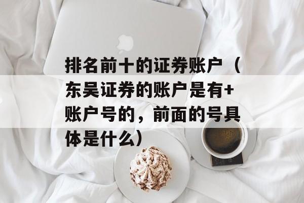 排名前十的证券账户（东吴证券的账户是有+账户号的，前面的号具体是什么）