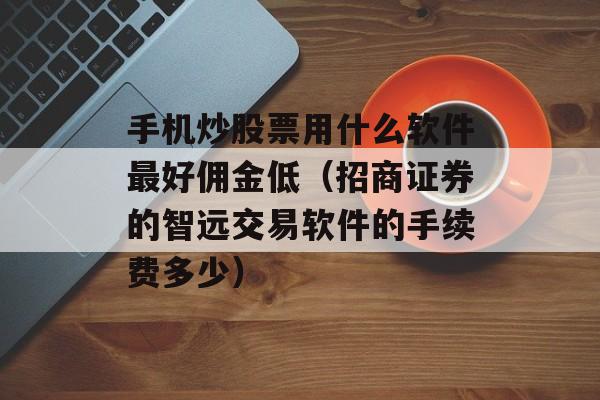 手机炒股票用什么软件最好佣金低（招商证券的智远交易软件的手续费多少）