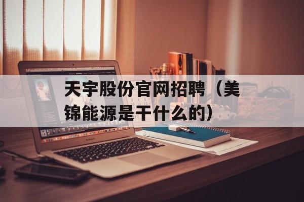 天宇股份官网招聘（美锦能源是干什么的）