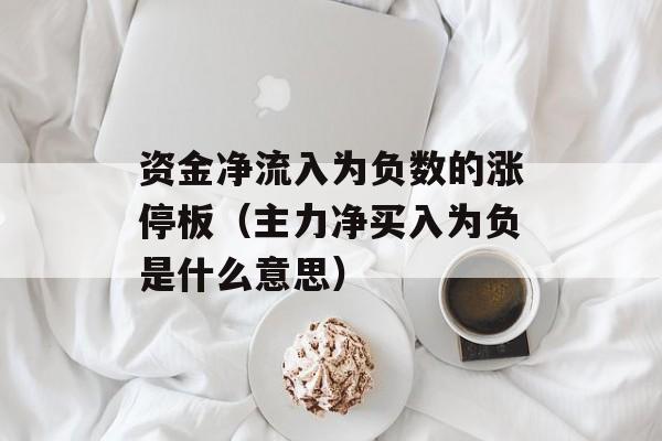 资金净流入为负数的涨停板（主力净买入为负是什么意思）