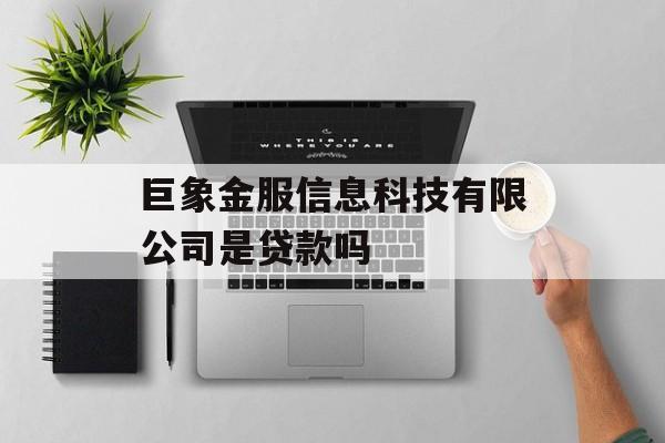 巨象金服信息科技有限公司是贷款吗