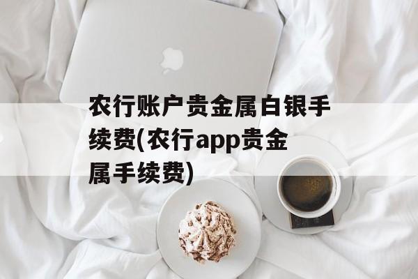 农行账户贵金属白银手续费(农行app贵金属手续费)