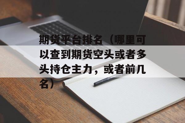 期货平台排名（哪里可以查到期货空头或者多头持仓主力，或者前几名）