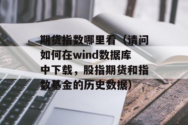 期货指数哪里看（请问如何在wind数据库中下载，股指期货和指数基金的历史数据）