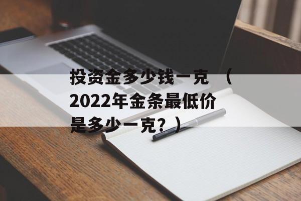 投资金多少钱一克 （2022年金条最低价是多少一克？）