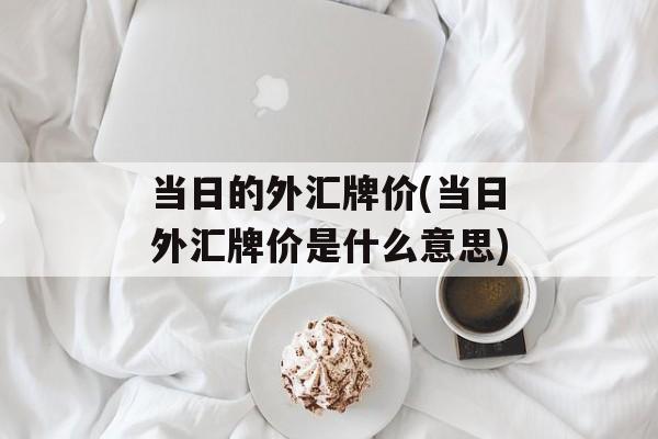 当日的外汇牌价(当日外汇牌价是什么意思)