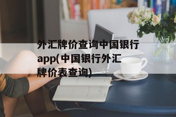 外汇牌价查询中国银行app(中国银行外汇牌价表查询)