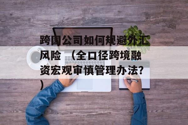 跨国公司如何规避外汇风险 （全口径跨境融资宏观审慎管理办法？）