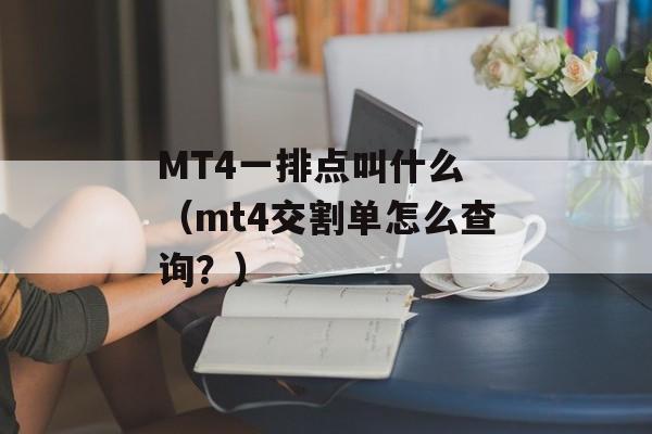 MT4一排点叫什么 （mt4交割单怎么查询？）