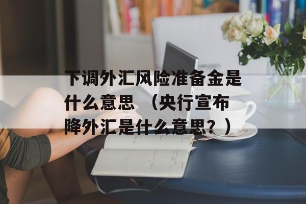 下调外汇风险准备金是什么意思 （央行宣布降外汇是什么意思？）