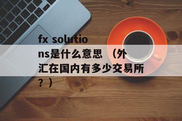 fx solutions是什么意思 （外汇在国内有多少交易所？）