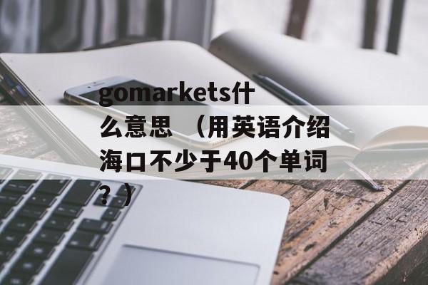 gomarkets什么意思 （用英语介绍海口不少于40个单词？）