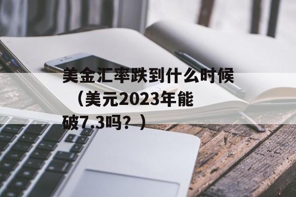 美金汇率跌到什么时候 （美元2023年能破7.3吗？）