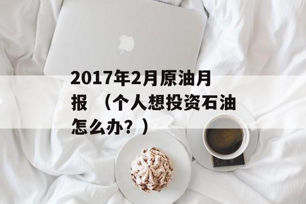 2017年2月原油月报 （个人想投资石油怎么办？）