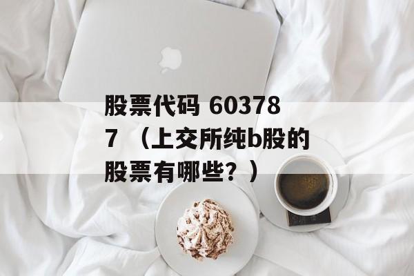 股票代码 603787 （上交所纯b股的股票有哪些？）